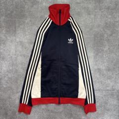 Adidas Originals トラックジャケット　ネイビー　刺繍　Mサイズ