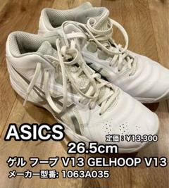 ASICS アシックス GELHOOP V13【WIDE】(ホワイト) 1063A033 100