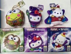 サンリオ、遊戯王、コラボ、韓国　ぬいぐるみ　セット サンリオ 遊戯王 コラボ ぬいぐるみ シナモン×ブルーアイズ