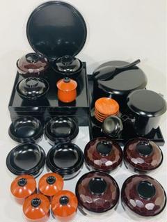 値下げ！茶道具　輪島塗　茶平一斉　懐石道具一式　 共箱 値下げ！茶道具 輪島塗 茶平一斉 懐石道具一式 共箱