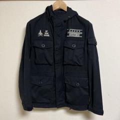 HYSTERIC GLAMOUR ヒステリックグラマー 02231CF01 ROCK CITY柄 総柄 ジップ パーカー ブラック系 L【美品】【中古】
