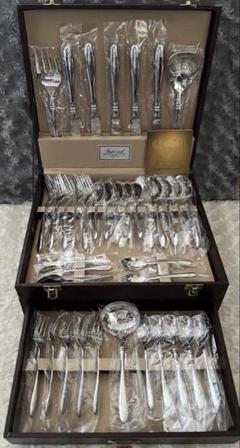 未使用　アズマ　カトラリー　18-10 ステンレス　28ピース　ディナーセット AZUMA ローラン ディナー 28PC カトラリーセット ステンレス 18