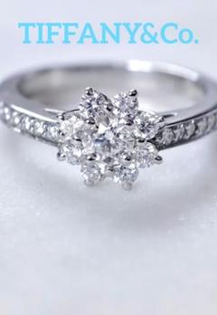 Tiffany & Co. - ティファニー フローラダイヤモンドリング 8号