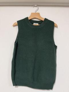 COS ウールベスト　美品 OPEN-SIDE ZIP-UP WOOL VEST オープンサイドジップアップウール