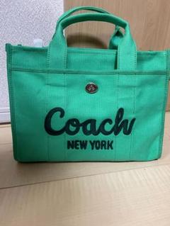 COACH コーチ　カーゴ トート34 （ミントグリーン）めるるさん着用モデル