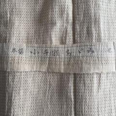 本場小千谷ちぢみ　トールサイズ　証紙付き 小千谷ちぢみ 本麻 トールサイズ 麻100% やまと誂製 証紙有り 居