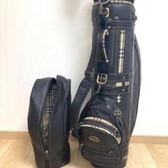 【美品】BURBERRY ブラック キャディバッグ 希少】バーバリー Burberry キャディバック