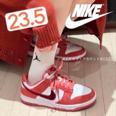 【新品23.5cm】NIKE W ダンク ロー ホワイト/レッド