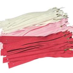 大特価 ファスナー 25cm 114本 まとめ売り 手芸 玉付き ハンドメイド