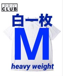 PROCLUB プロクラブ ヘビーウェイト　新品　tシャツ　新品　M 白一枚のサムネイル