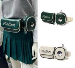 マルボンゴルフ Malbon ベルト付き ウエストポーチ ウェスト