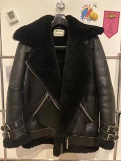 アクネストゥディオズ ACNE STUDIOSライダースムートンレザージャケット Acne Studios - Acne Studios アクネストゥディオズ Meta