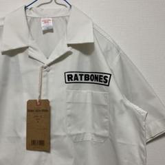【新品タグ付】柳家商店 柳家睦&RATBONES 半袖シャツ FUCK OFFのサムネイル