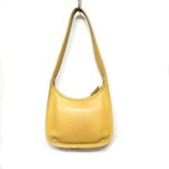 ✨極美品✨オールドコーチ エルゴ イエロー ワンショルダー チャーム 9020 極美品】コーチ エルゴ ワンショルダーバッグ オールドコーチ