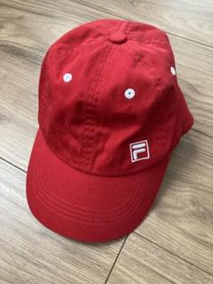 FILA 赤 キャップ スナップバック