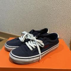 VANS ネイビー ローカット スニーカー