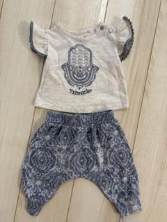 ジェシカ シンプソン ナマステ刺繍フリル袖トップスとパンツセット