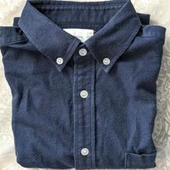 【FREAK'S STORE】ダークブルー B.D.シャモアクロスシャツ＊L