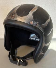 TT&CO.スーパーマグナム マットブラック ジェットヘルメット