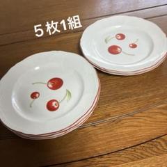 リチャードジノリ　アンティコチェリー21cm ５枚 リチャードジノリ アンティコチェリー21cm 5枚 - メルカリ
