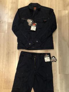 作業服 上下 ネイビーの中古 未使用品 メルカリ
