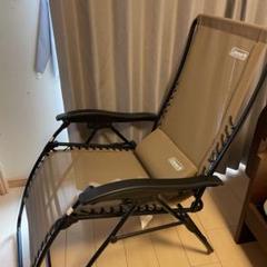 数日出品　Coleman 折りたたみアウトドアチェア ベージュ　室内数ヶ月使用品 数日出品 Coleman 折りたたみアウトドアチェア ベージュ 室内数