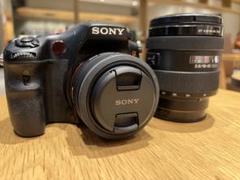 SONY α77 デジタル一眼レフカメラ 2種類レンズとポーターのケース付き SONY α77 デジタル一眼レフカメラ 2種類レンズとポーターの