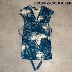 PROENZA SCHOULER ボタニカル柄 シルク ワンピース　R138 PROENZA SCHOULER ボタニカル柄 シルク ワンピース R138 - メルカリ