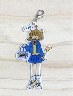 プラ板　猫耳の女の子