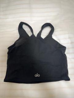 alo yoga リブタンクトップ　黒S The Triumph Muscle Tank - Black | ALO