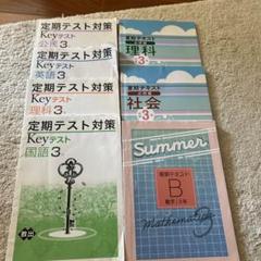 早稲田アカデミー　中３　夏期テキスト　定期テスト　必修編　解答と説明付き