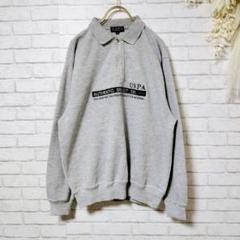 【美品】US POLO ASSOCIATION ハーフジップトレーナー M