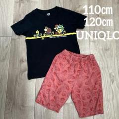 110㎝　120㎝　UNIQLO マリオ　リラコ　ステテコ　Tシャツ　パジャマのサムネイル