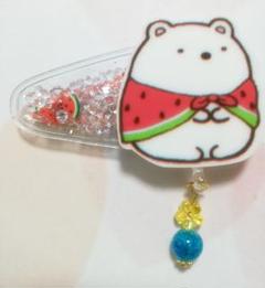 キッズヘアピン すみっこ風 ハンドメイド