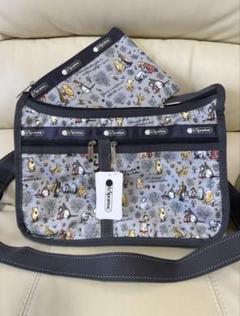 新品未使用　レスポートサックｘプーさんショルダーバック 新品未使用 LeSportsac レスポートサック プーさん ショルダー