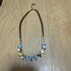 Anton Heunis(アントンヒュニス) レザーコンビ ビジューネックレス