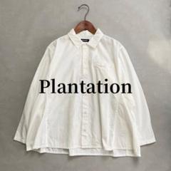 Plantation - plantation プランテーション カジュアルシャツ M