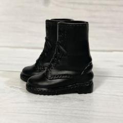 1/6ドール用ショートブーツ　靴　シューズ　黒　ブライス　リカちゃんにのサムネイル