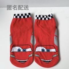 ディズニー　カーズ　ライトニングマックイーン　靴下　ソックス　22〜25cm 赤