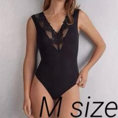 Vネック ボディスーツ M Pretty Flowers intimissimi - メルカリ
