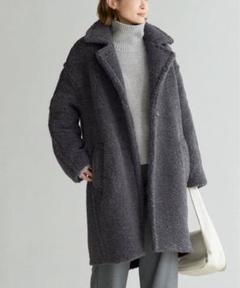 CINOH チノボアコートグレー