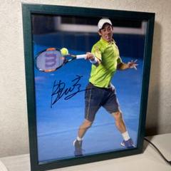 錦織圭 直書サイン付 パネル