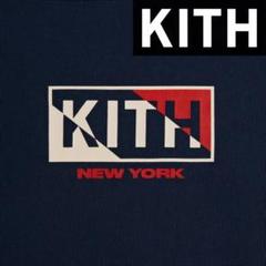 新品KITH×レンジャーズ　日本未発売　ビンテージ感たっぷりなボックスロゴ限定Ｔ