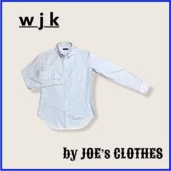 【wjk】ダメージ加工ボタンダウンシャツ