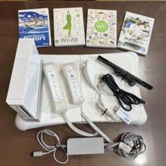 任天堂 Wii 本体 + ソフト4本 + HDMIアダプタ+Wii fit本体