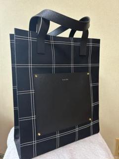 cullni レザートートバッグ高さ 横 マチ ハンドル - メルカリ