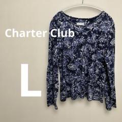 Charter Club 長袖Tシャツ 【L】 青