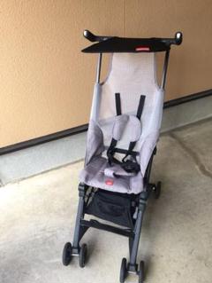 今季ブランド AIR POCKIT ◆美品 ポキット シートライナー グレー メッシュ エアー - ベビーカー