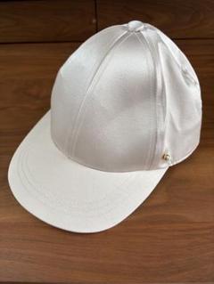 pois ポワ　サテンキャップ　ベージュ ポワ pois キャップ 帽子 6パネル サテン ベージュ /BB □OF