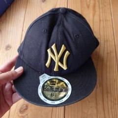 New Era 59FIFTY ブラック ゴールド キャップ